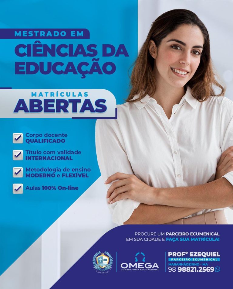World University Ecumenical está com inscrições abertas para o Mestrado em Ciências da Educação