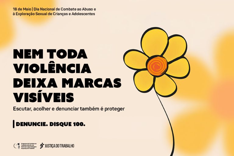 18 de Maio: Justiça do Trabalho também está engajada no combate à exploração sexual infantil